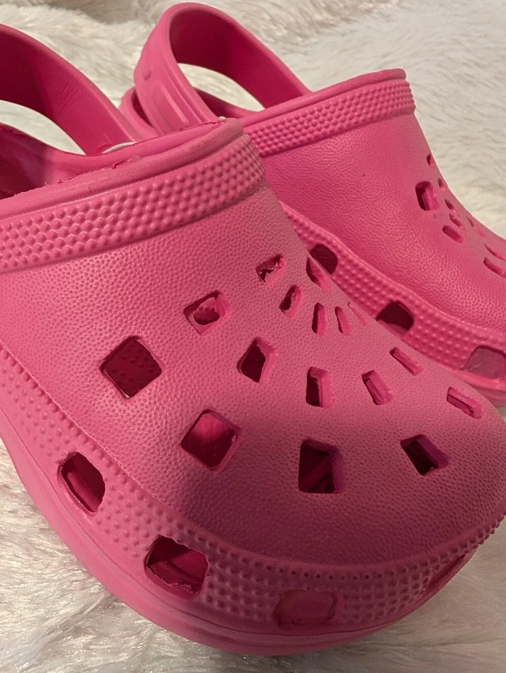 Kids Pink Clog Sandals - Comfortable Slip-On Shoes Toddler 7/8